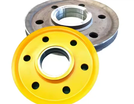 Conjuntos-de rodas de guindaste com flange dupla para serviços pesados (forjados e endurecidos)